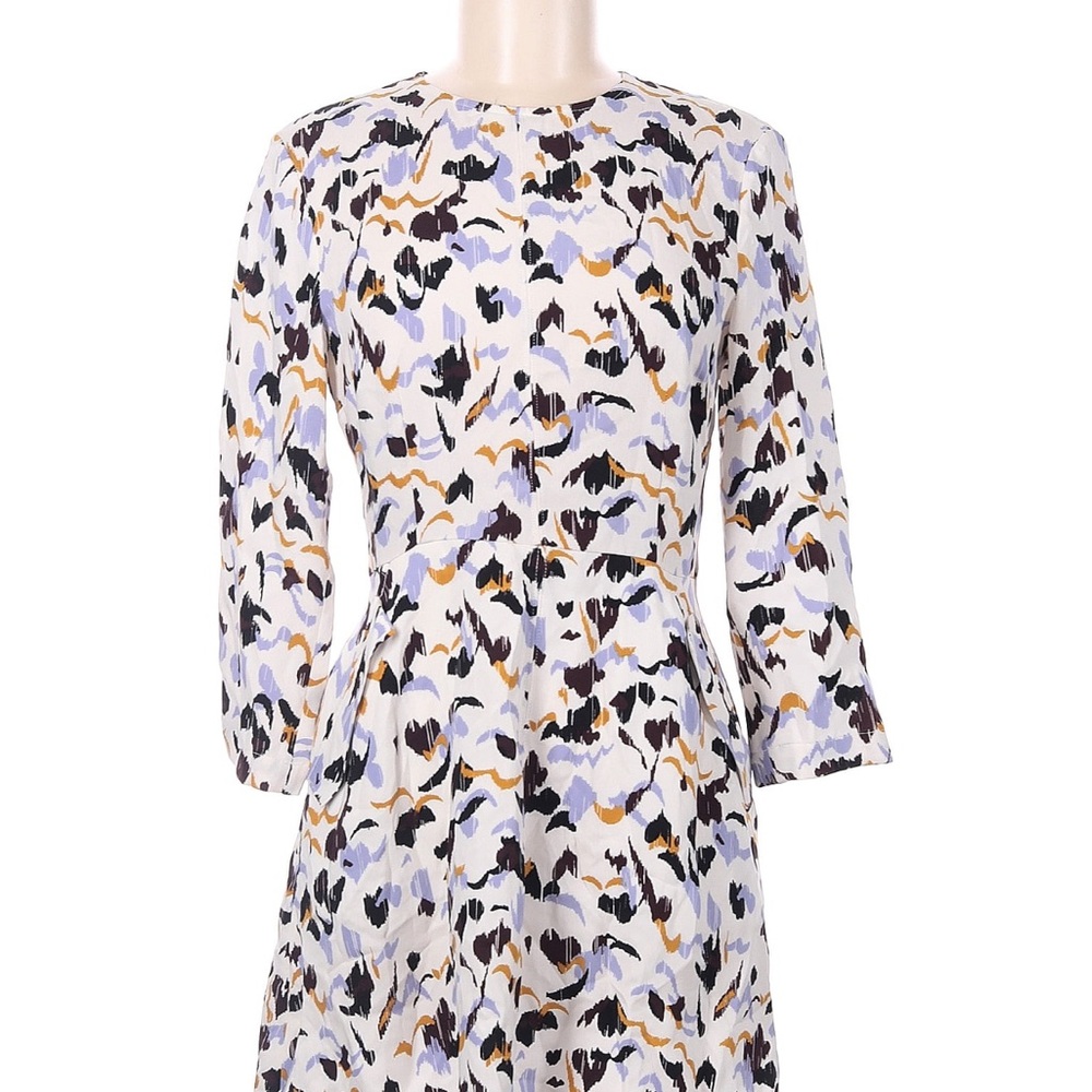 ALC Black and White Dress with 3/4 Sleeves
